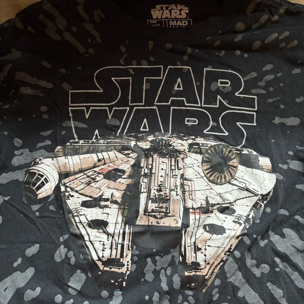 Star Wars Tie-Dye Millennium Falcon Short Sleeve Tee